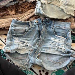 American eagle jean shorts